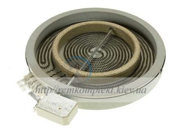 Конфорка для скло-керамічній поверхні Whirlpool 180/120 мм 480 121 101 742