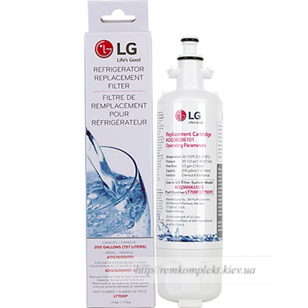 Фільтр для води холодильника LG ADQ36006101