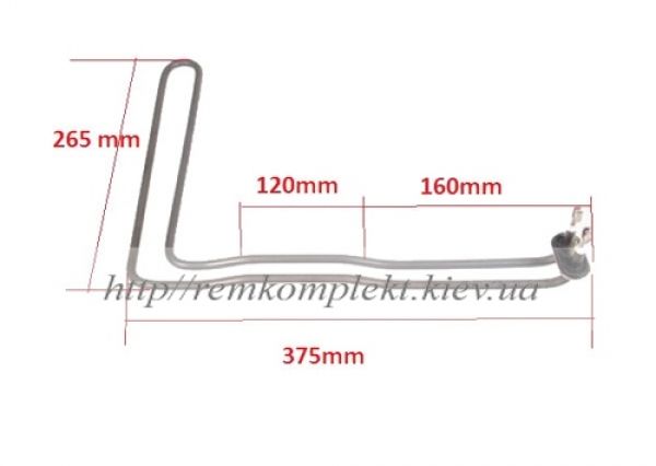 C00105284 Тен для посудомийних машин ARISTON INDESIT 2000W